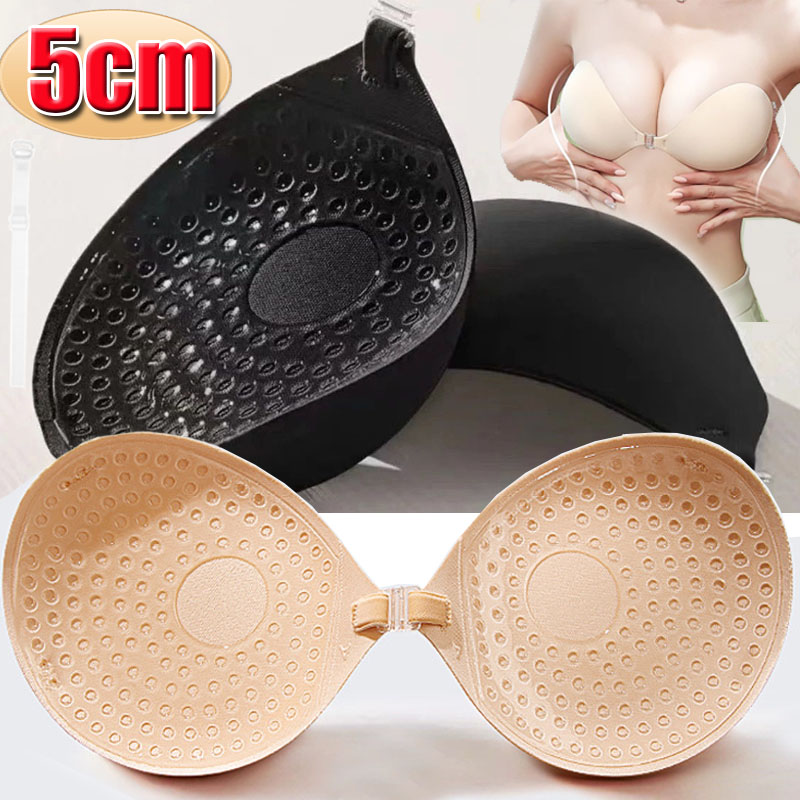 Seamless Underwear Women - 5cm Thicken Silicone Breast Stickers Invisible