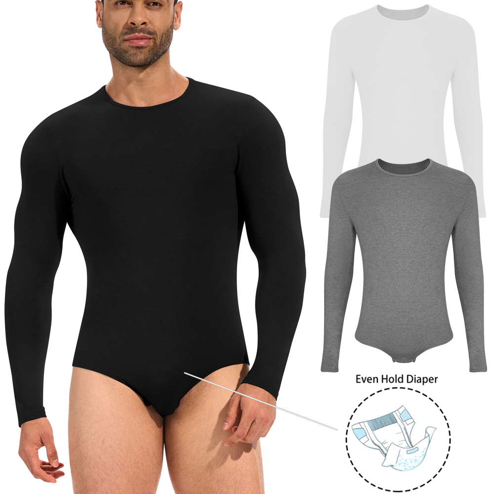 Shapewear Bodysuit Firm - Mens Long Sleeve Bodysuit Full Body
