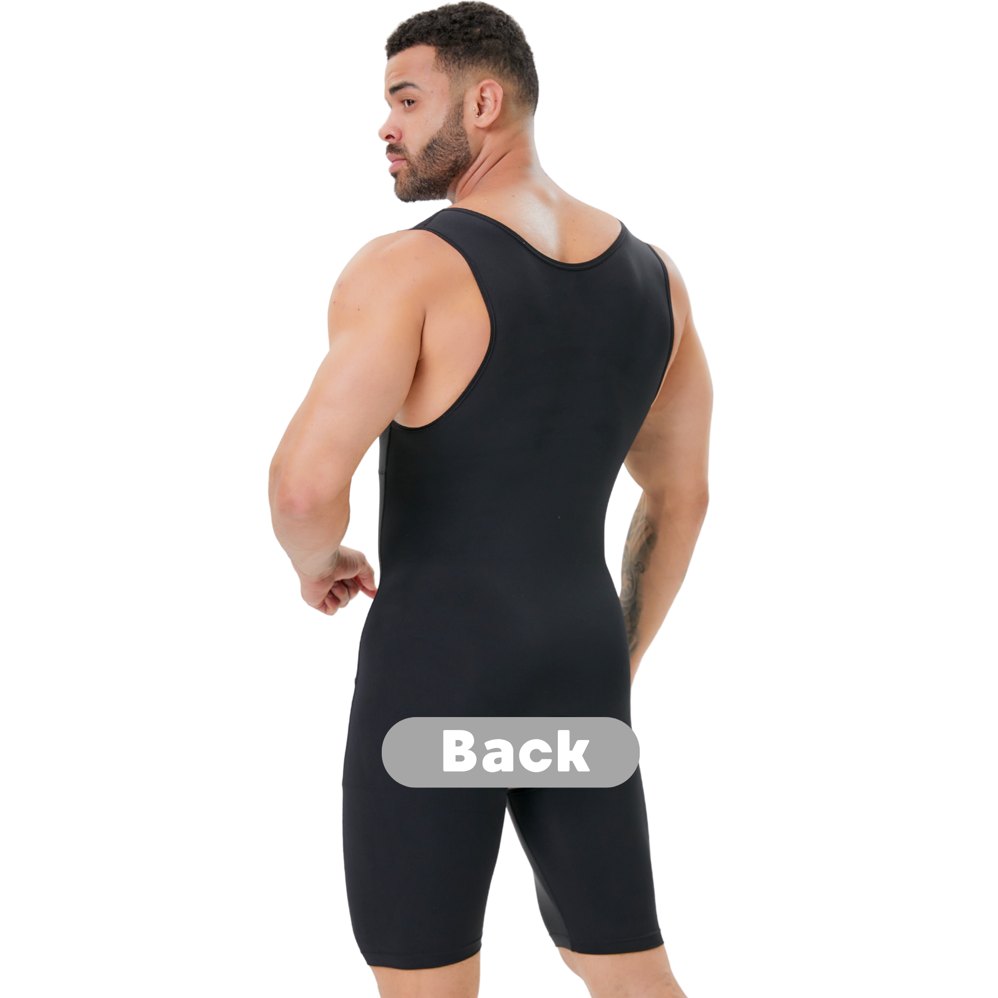 Men's Double Layer Tummy Contr - Shapewear Bodysuit Firm incelemesi ve fiyatı