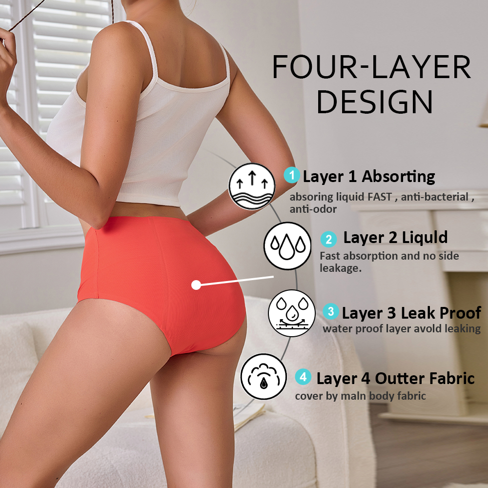 Hot Sale Mid-Rise Seamless Men - Period Panty Absorbent incelemesi ve fiyatı