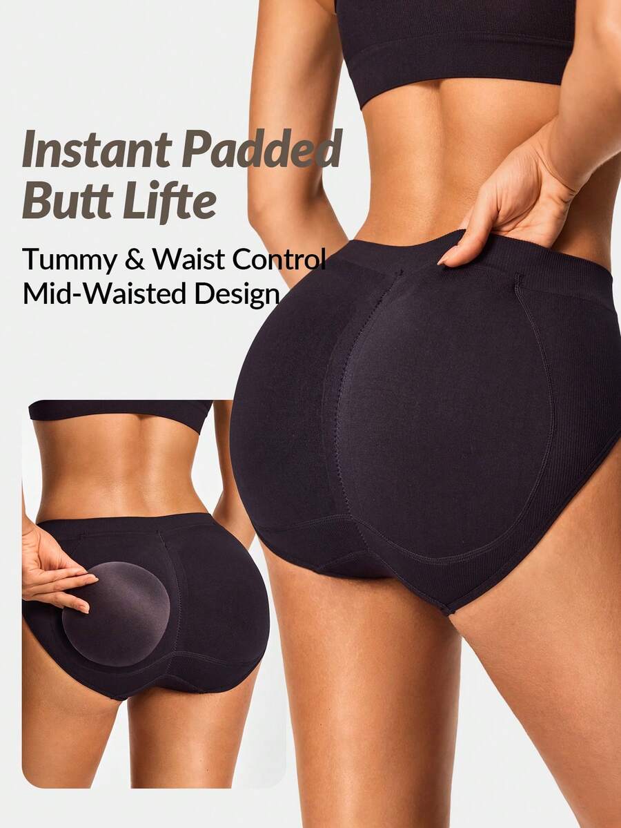 Seamless Mid-Rise Padded Brief - Seamless Underwear Women incelemesi ve fiyatı