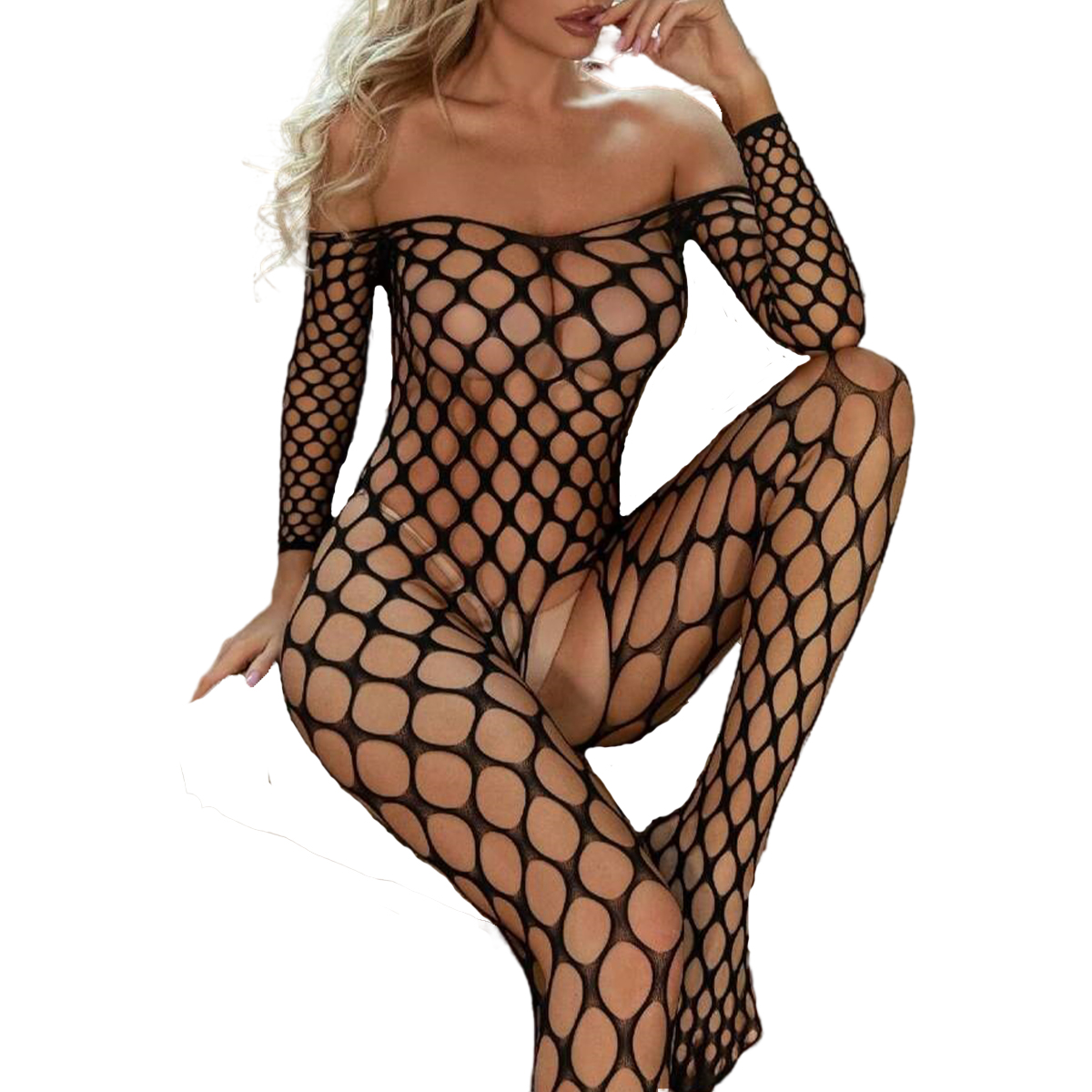 Sexy Lingerie Women Hollow Bod - Bodystocking Fishnet incelemesi ve fiyatı