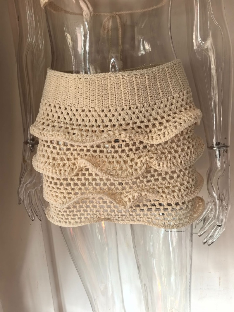Women Hand Crochet Knitted Ruf - Cami Top Lace incelemesi ve fiyatı