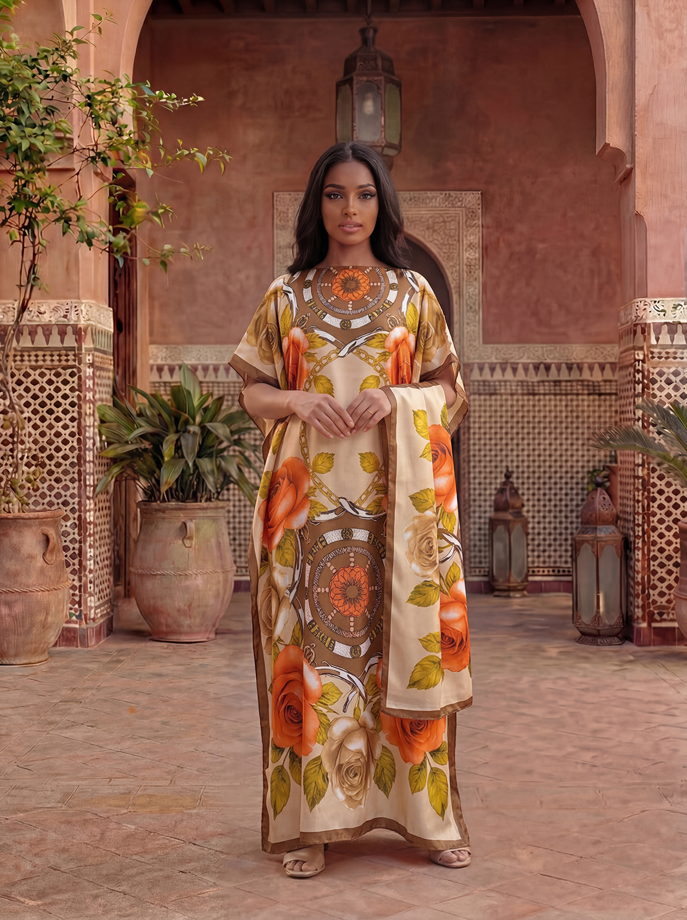 New Style Long Loose Silk Blen - Robe Silk Women incelemesi ve fiyatı