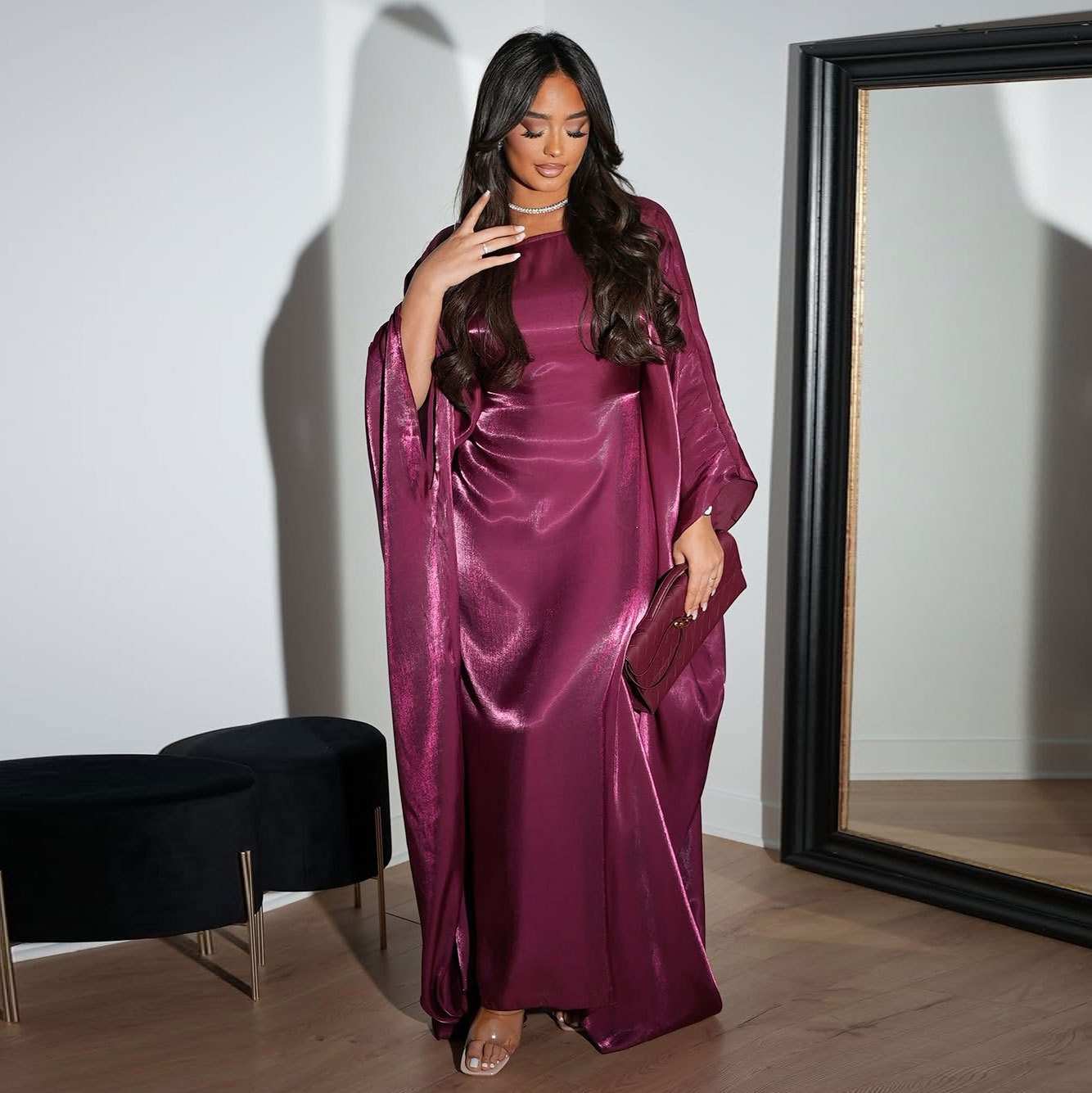 One Size New Summer Middle Eas - Robe Silk Women incelemesi ve fiyatı