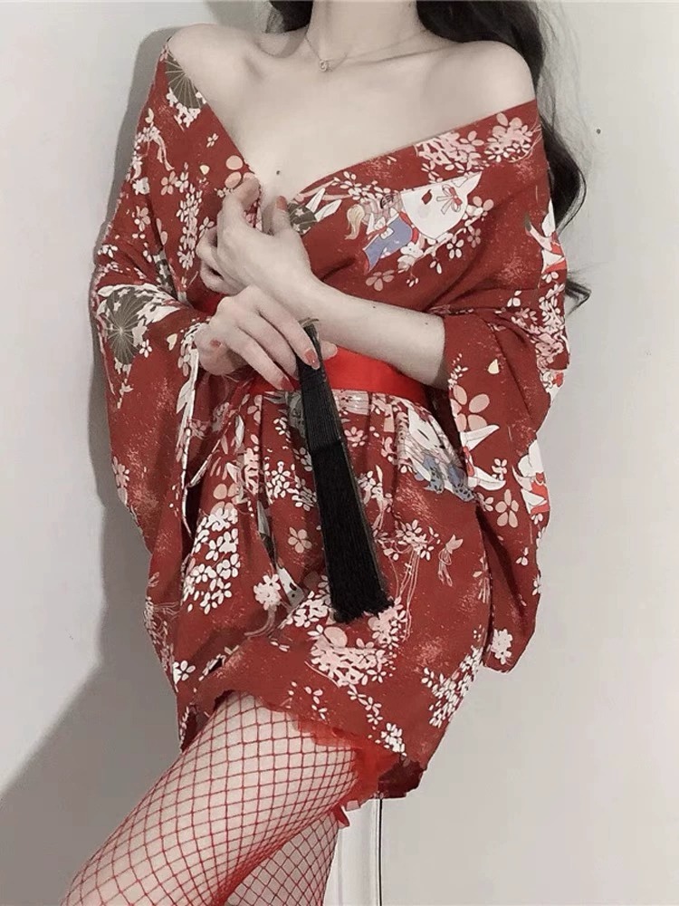 Sex Japanese Kimono Sexy Sleep - Robe Silk Women incelemesi ve fiyatı