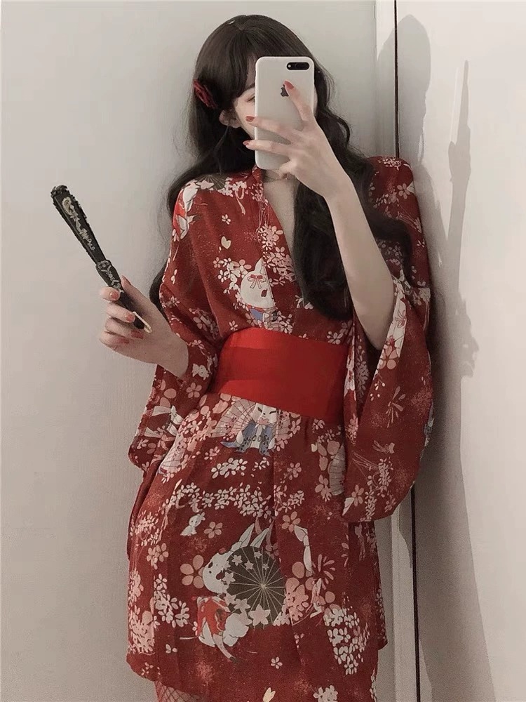 Sex Japanese Kimono Sexy Sleep - Robe Silk Women incelemesi ve fiyatı