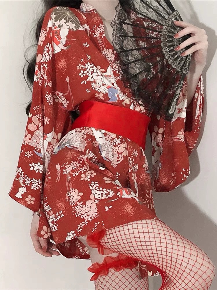 Sex Japanese Kimono Sexy Sleep - Robe Silk Women incelemesi ve fiyatı