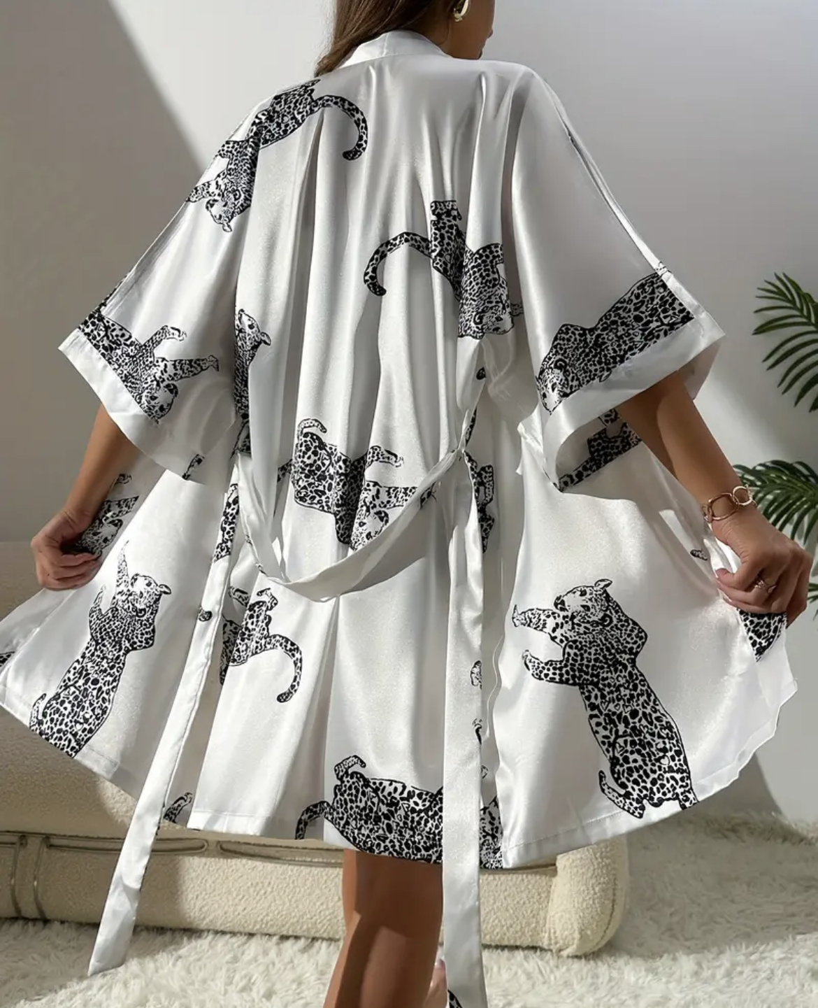 Imitation silk sleepwear sexy  - Robe Silk Women incelemesi ve fiyatı
