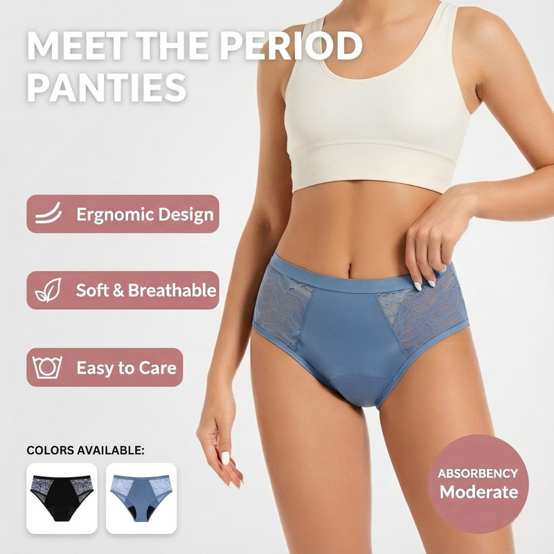 Absorbent Period Underwear Wom - Period Panty Absorbent incelemesi ve fiyatı