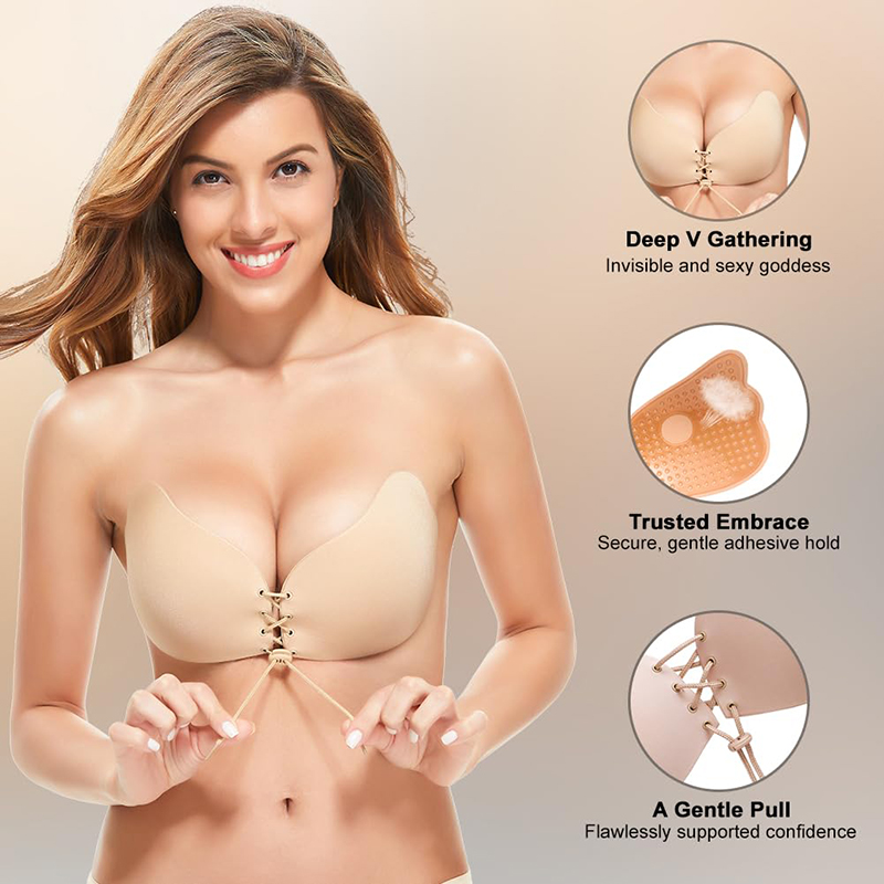 1/2 Pairs Women Summer Backles - Strapless Bra Backless incelemesi ve fiyatı
