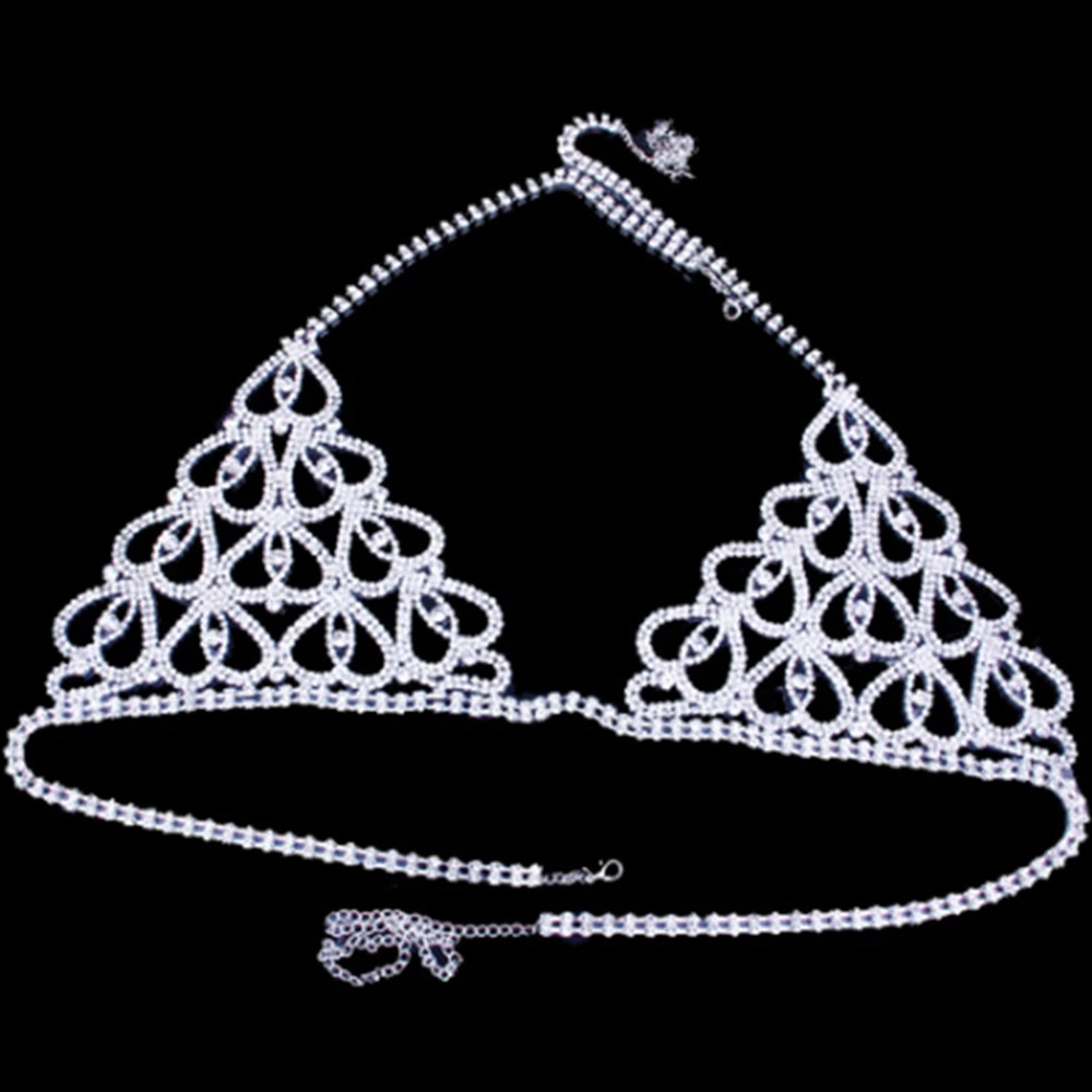 Fashion Rhinestone Heart Bra T - Thong Bikini Women incelemesi ve fiyatı