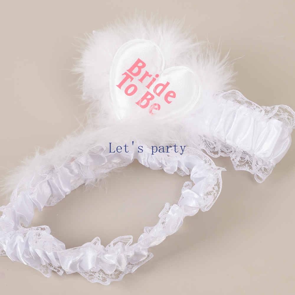 1Pcs Sexy Lace Bride To Be Gar - Garter Belt Set incelemesi ve fiyatı