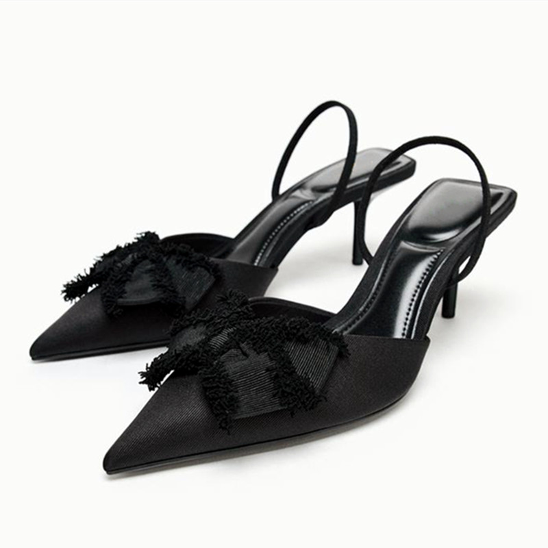Fashion Black Satin Butterfly  - Slip Dress Satin incelemesi ve fiyatı