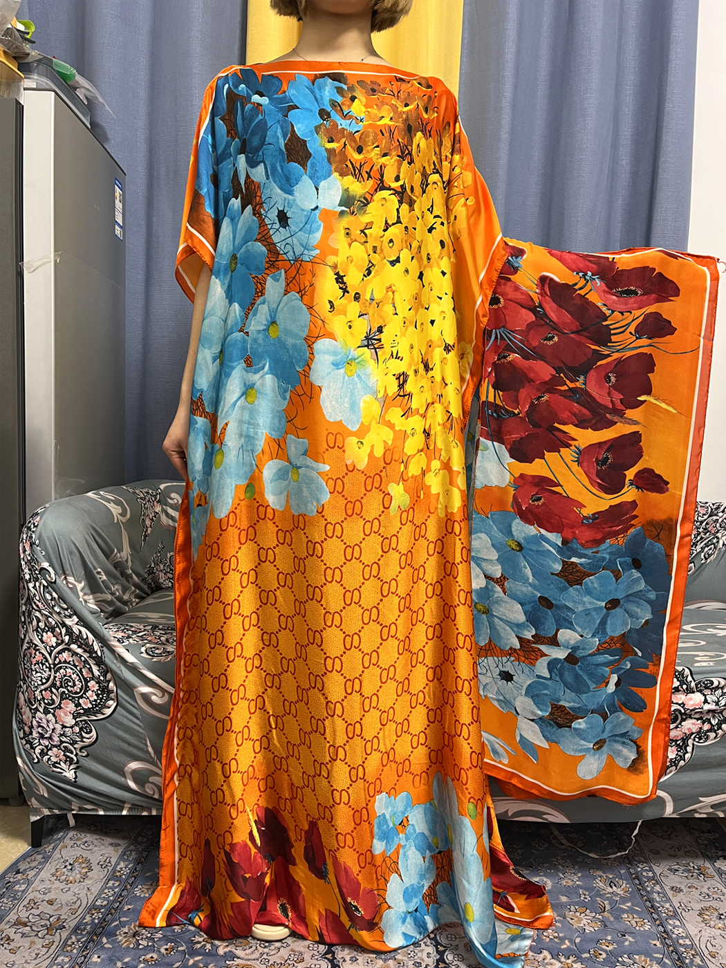 Abayas For Women Dubai Kaftan  - Robe Silk Women incelemesi ve fiyatı