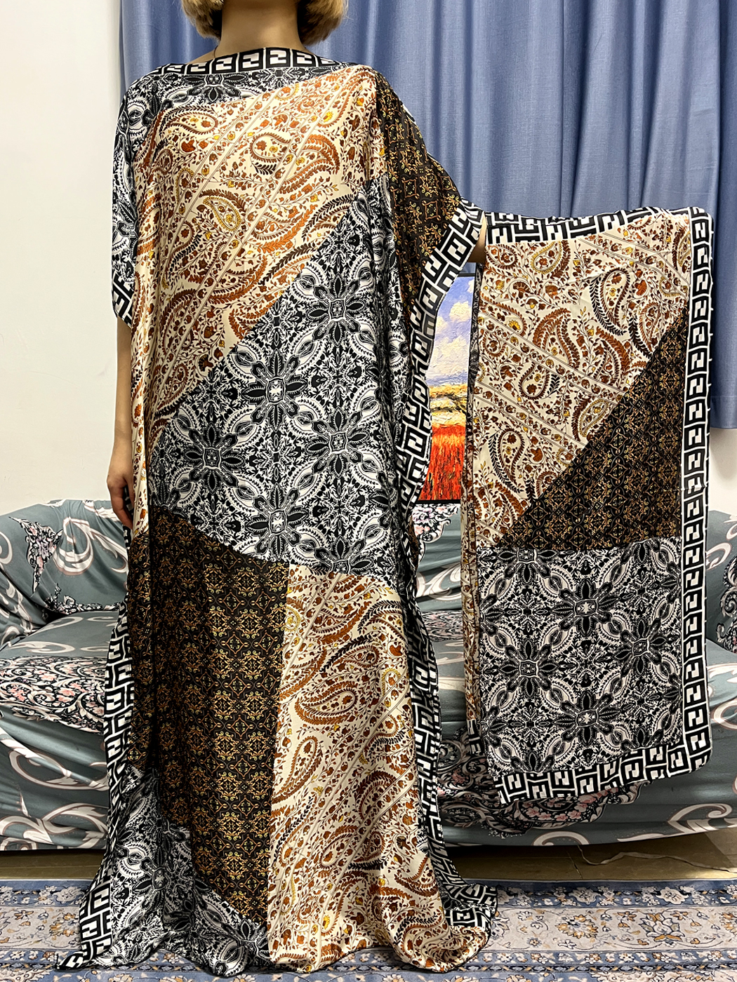 Abayas For Women Dubai Kaftan  - Robe Silk Women incelemesi ve fiyatı