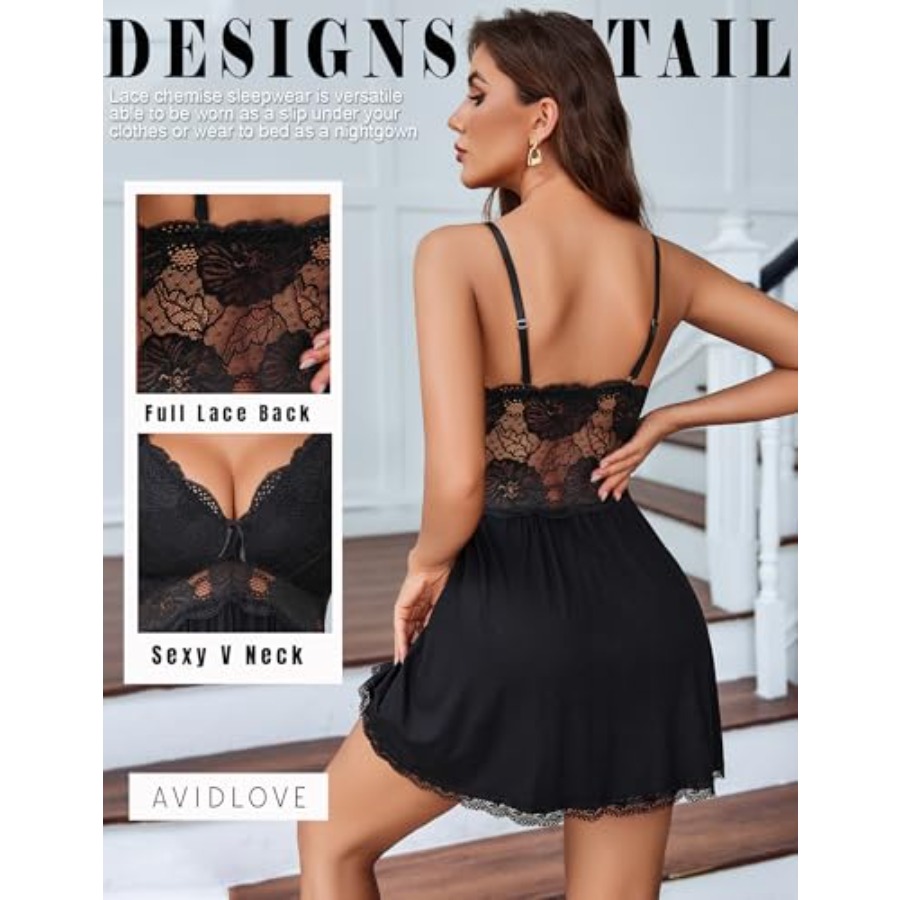 Avidlove Women Chemise Night G - Babydoll Chemise Night incelemesi ve fiyatı