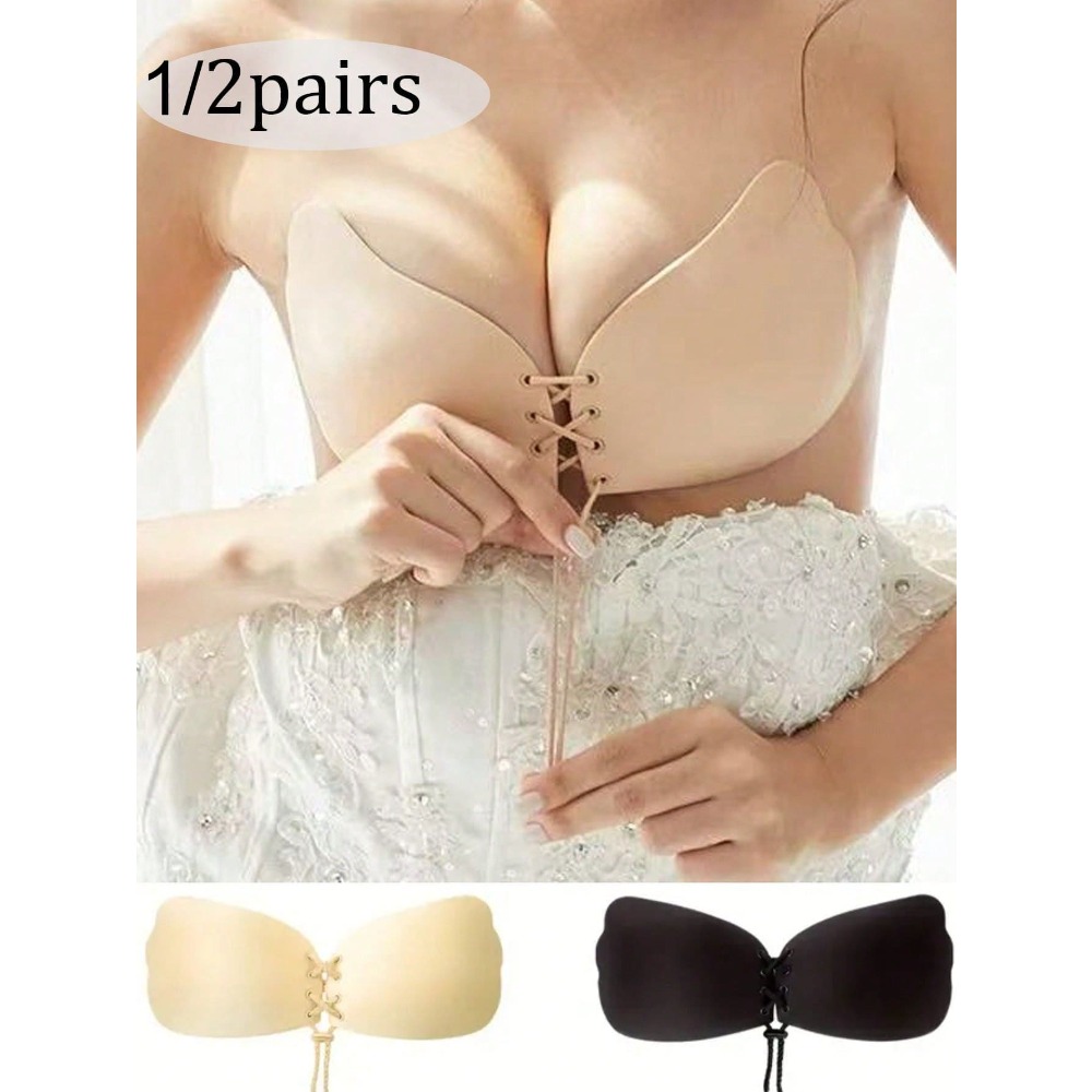 1/2pcs Wing-Shaped Adhesive Br - Strapless Bra Backless incelemesi ve fiyatı