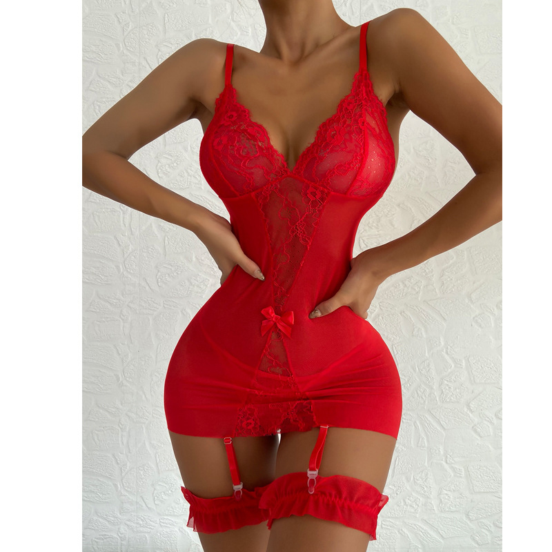 Transparent V-neck Strap Night - Babydoll Chemise Night incelemesi ve fiyatı