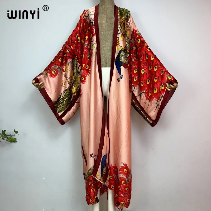 WINYI 2024 Summer Women Cardig - Robe Silk Women incelemesi ve fiyatı
