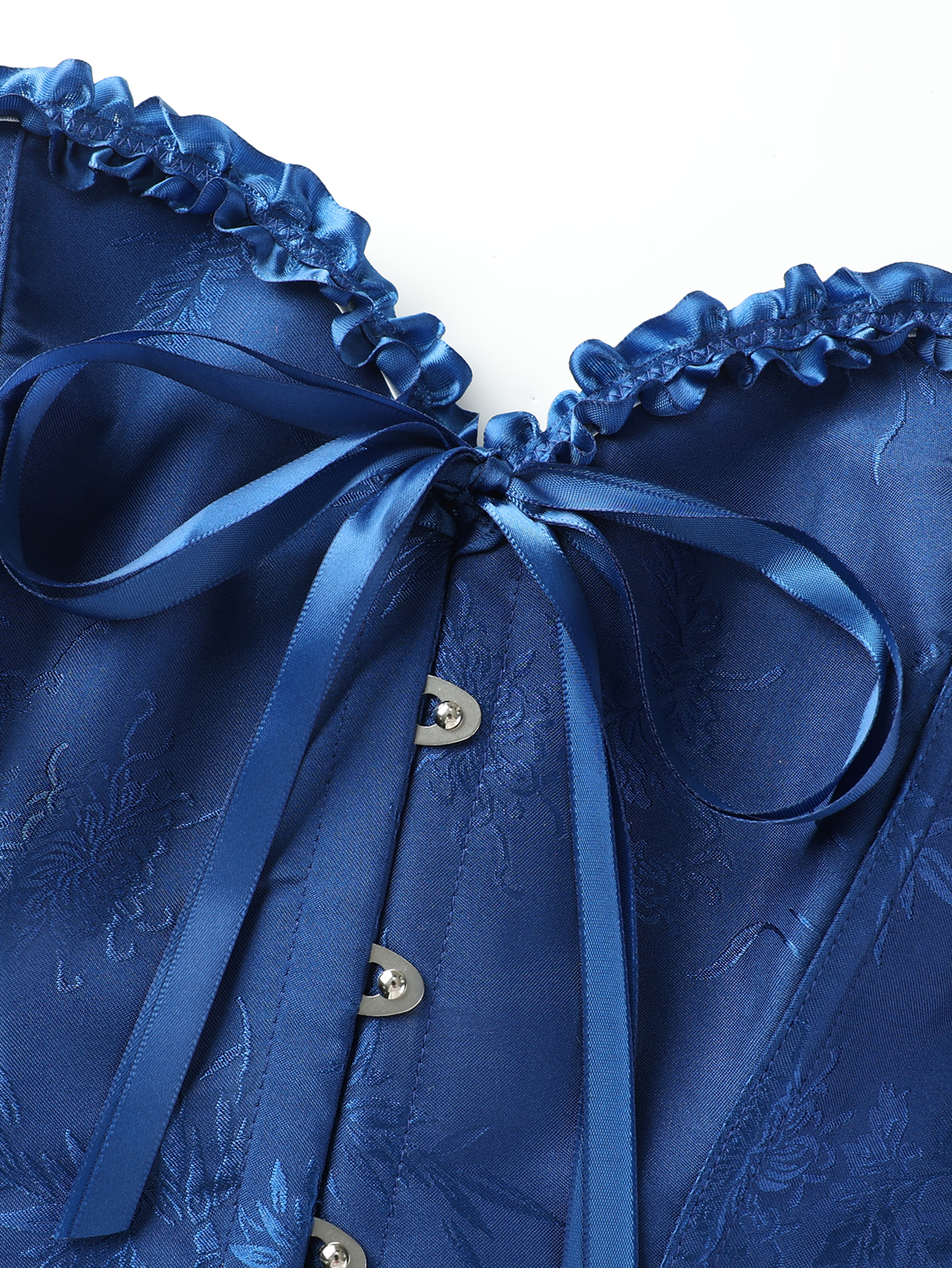 Dark blue jacquard lace edged  - Corset Waist Cinch incelemesi ve fiyatı