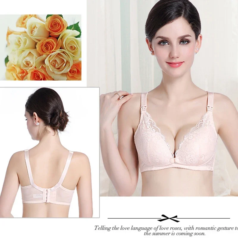 Maternity Lace Trim Nursing Br - Nursing Bra Sleep incelemesi ve fiyatı